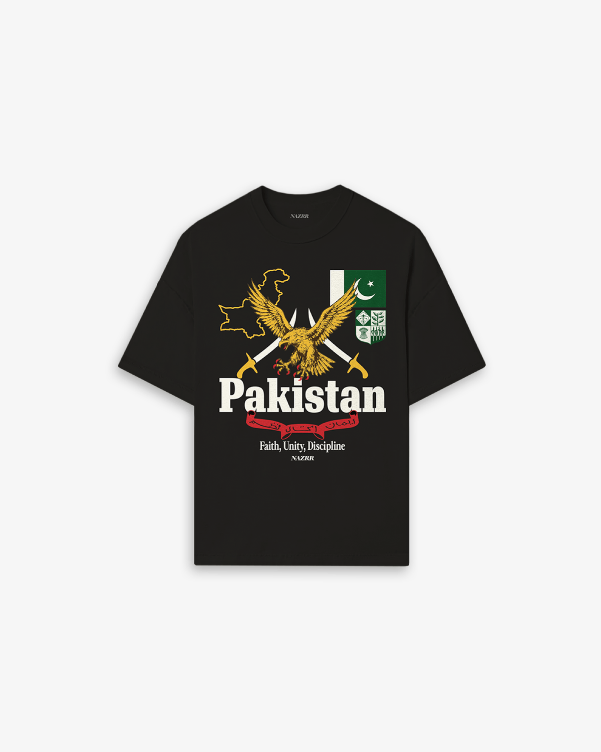 PAKISTAN HERITAGE OVERSIZE TEE